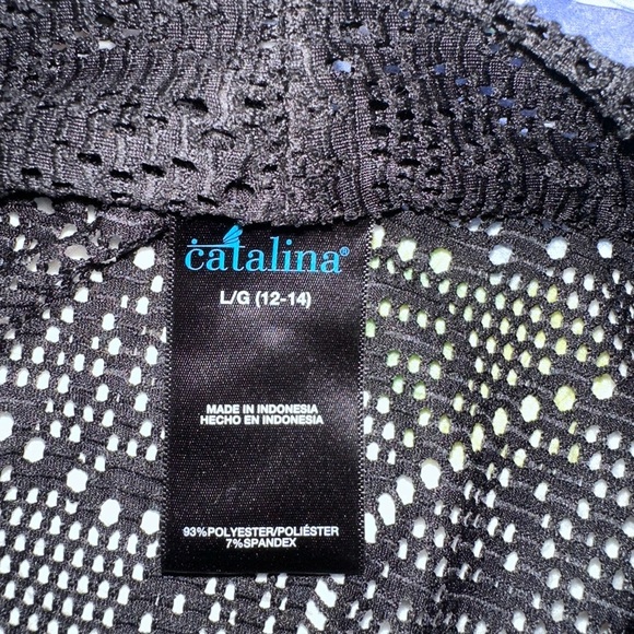 Black Lace Catalina Cover-Up - Size Large Beach Cover up, Summer Wear, Sexy,Cute - Picture 3 of 3